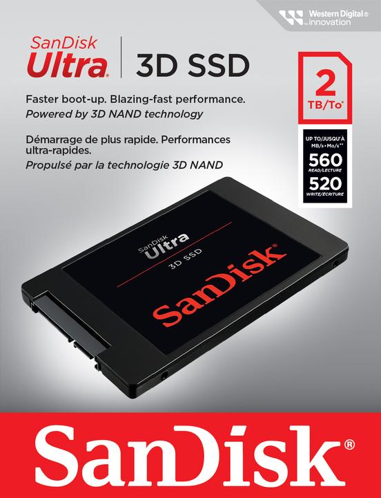 Produktbild SanDisk Ultra 3D (2000 GB, 2.5")