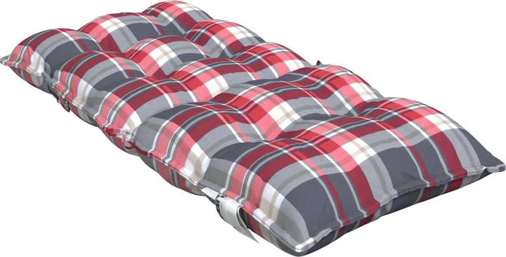 Actual product image VidaXL Low backrest cushions 4 pcs. Oxford fabric (100 x 50 x 7 cm)