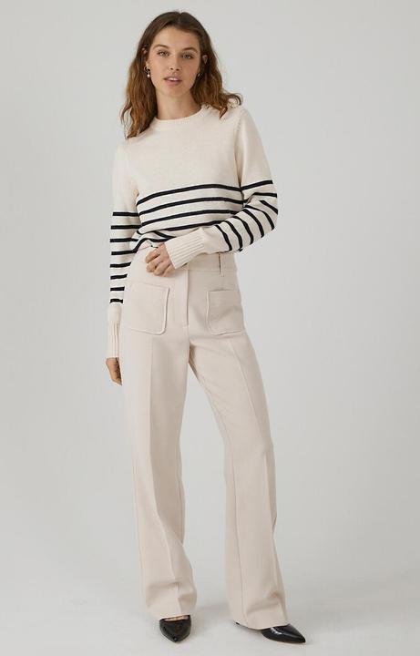 Actual product image La Redoute Collections Signature flared trousers (48)