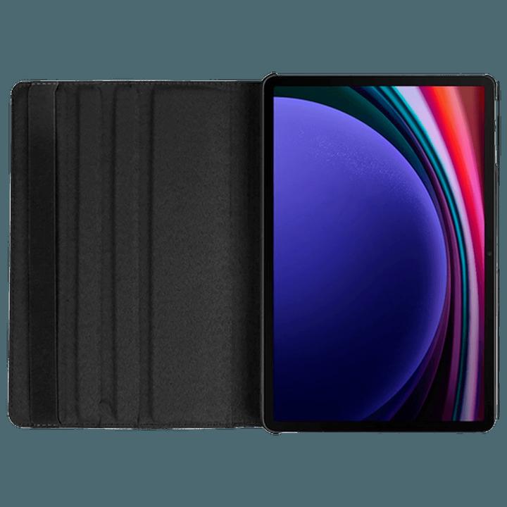 Actual product image Just in Case Pu-Leather Rotating 360 Book Cover Black Samsung Galaxy Tab S9+/S9 FE+/S10+ (Galaxy Tab S9+, Galaxy Tab S10+, Galaxy Tab S9 FE+)