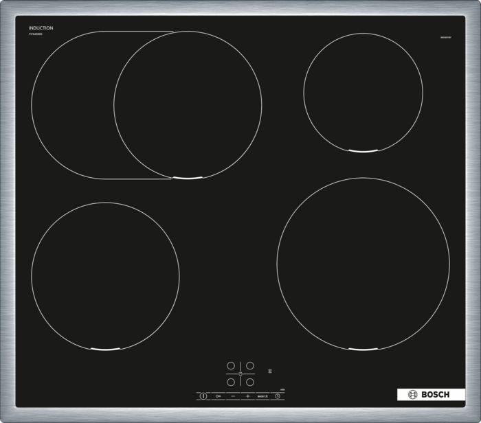 Produktbild Bosch Hausgeräte Einbau-Backofen-Set, HBG578BS3 + PIF645BB5E, Einbau-Backofen, Induktionskochfeld, HBD675CS62