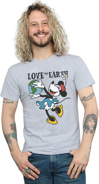 Immagine prodotto Disney Mickey Mouse Love The Earth Maglietta Uomo (S)