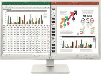 LG MONITOR 27" 27BK55YP-W FHD IPS 5MS HDMI DP REGOLABILE IN ALTEZZA (1920 x 1080 pixel, 27")