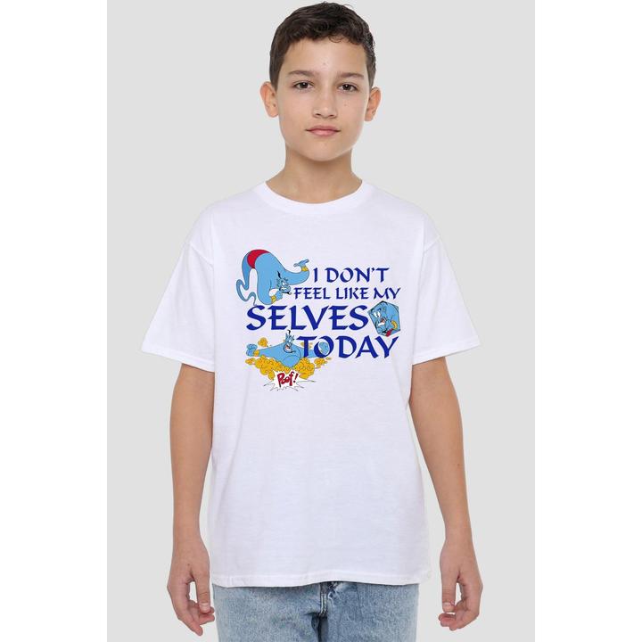 Immagine prodotto Aladdin I Don't Feel Like My Selves Today Maglietta Bambini (128)