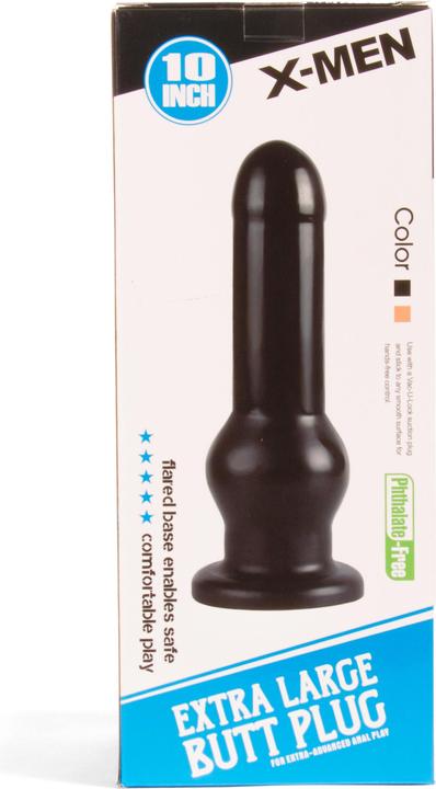 Actual product image X-Man X-MEN 10 Inch Butt Plug Black