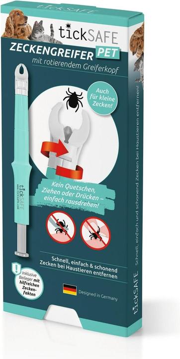 TickSafe Erste-Hilfe-Set Rotierender Zeckengreifer Tier
