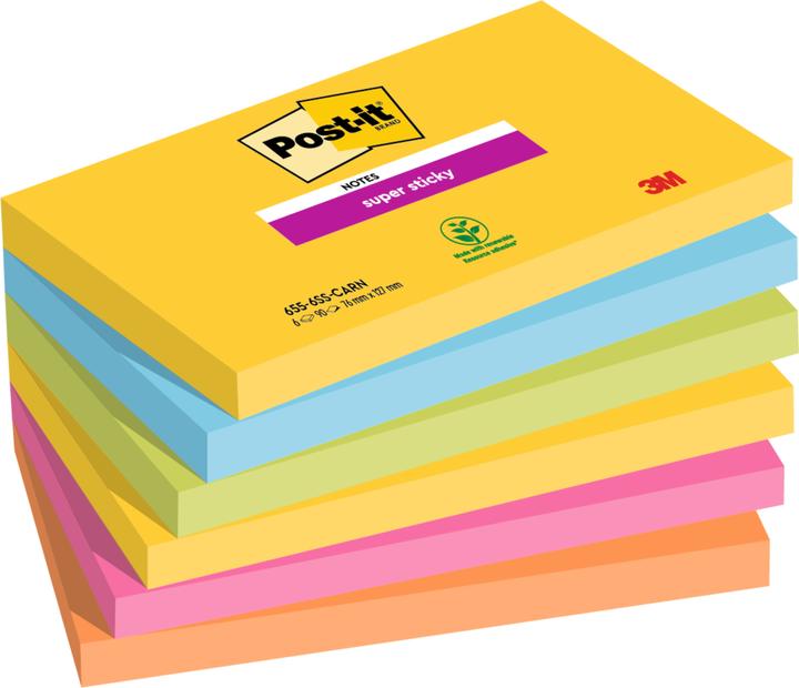Immagine prodotto Post-it Note di Rio super appiccicose (127 x 76 mm)