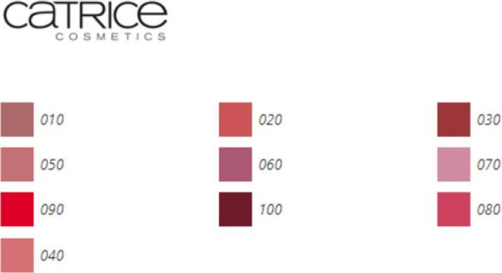 Energie-Label Catrice Matt Pro Ink Non-Transfer Liquid Lipstick (100 rot)