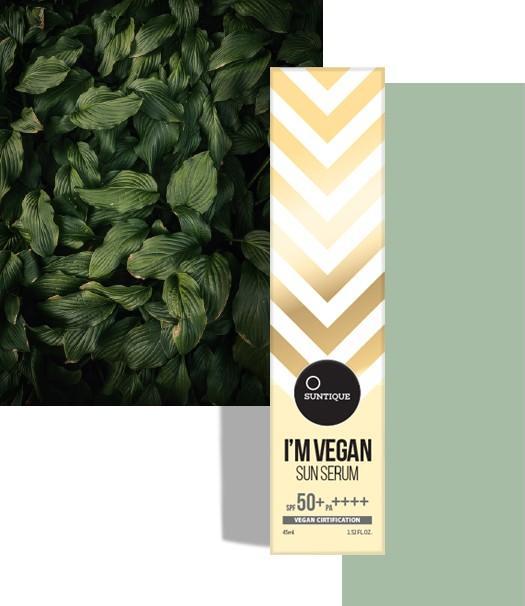 Actual product image Suntique I'M Vegan Sun Serum (Suntan cream, SPF 50+, 50 ml)