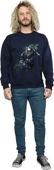 Image du produit Mens Black Panther Wild Silhouette Cotton Sweatshirt (M)