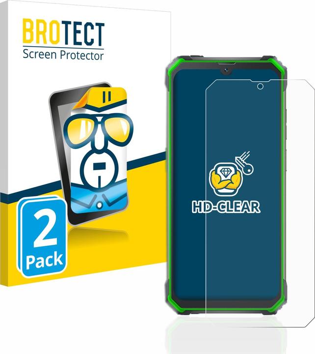 Produktbild BROTECT Schutzfolie Displayschutz Klar (2 Stück, Blackview BV7100)