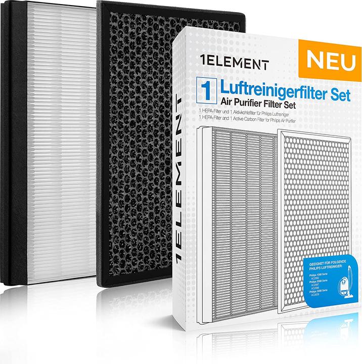 Produktbild 1Element 2er Filter-Set für Philips Luftreiniger (2 x)