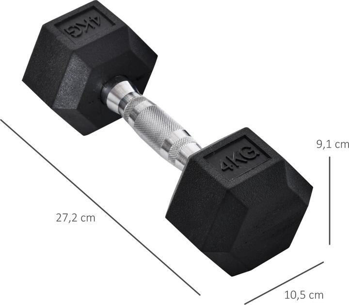 Image du produit Jamb Haltères courts 2x 4kg (2 x 4 kg)