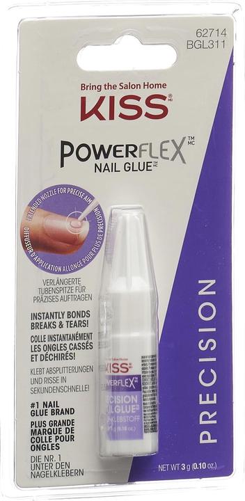 KISS PowerFlex (Kunstnägel, Transparent)