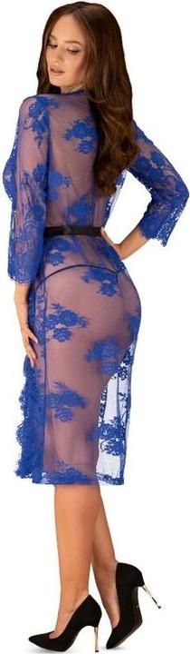 Image du produit Obsessive Cobaltess Déshabillé en dentelle - Bleu (S/M)