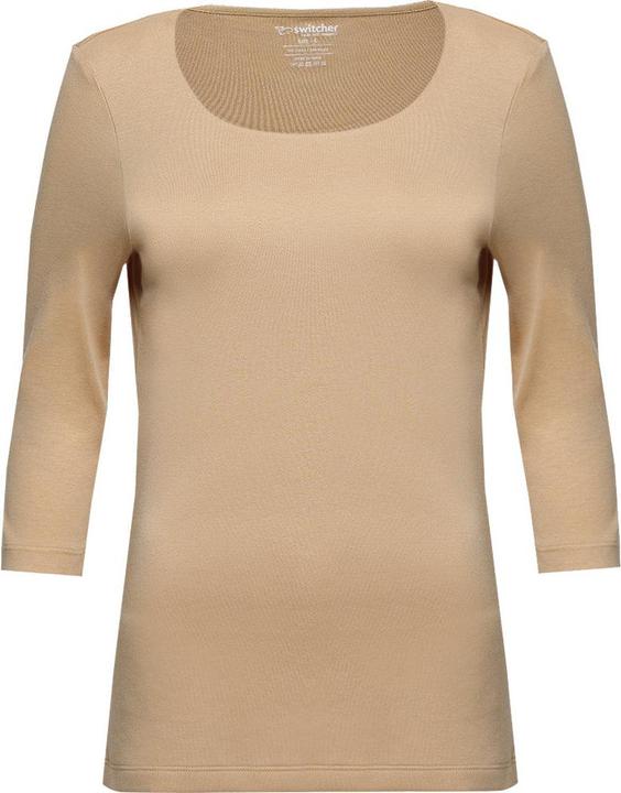 Switcher Yasmin Damen Basic T-Shirt mit 3/4 Arm