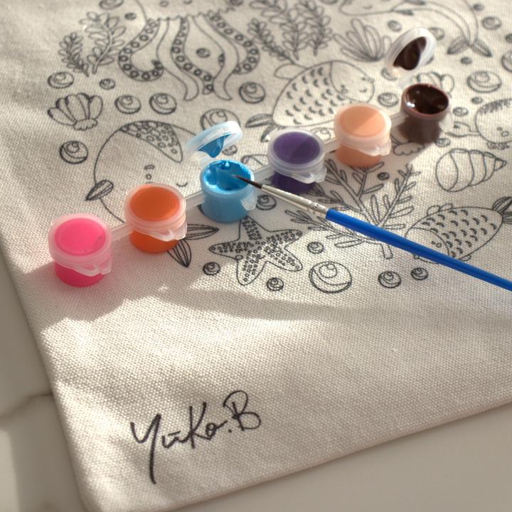 Produktbild Yuko.B Tragetasche zum Ausmalen