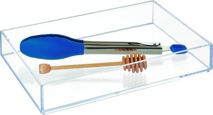 Actual product image iDesign Clarity (30.5 x 10 x 5 cm, 20.5 x 10 x 5 cm, 10 x 10 x 5 cm, 20.5 x 20.5 x 5 cm)