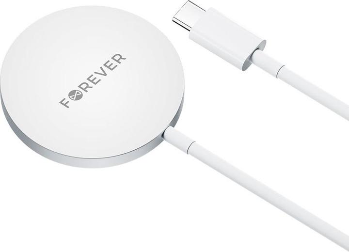 Actual product image Forever MAWC-100 magnetic wireless charger 15W gray (15 W)