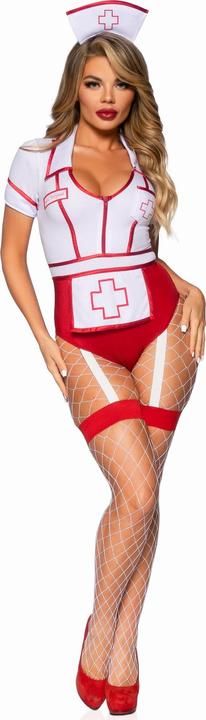 Immagine prodotto Leg Avenue Costume da infermiera sexy rosso/bianco S (S)