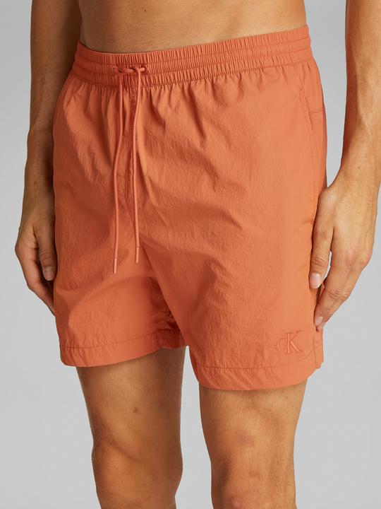 Image du produit Calvin Klein Medium Drawstring Heren Zwembroek - Aragon Oranje - Maat XXL (XXL)