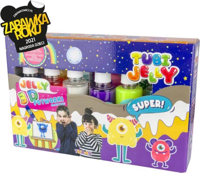Produktbild Tuban Tubi Jelly-Set mit 6 Farben – Monster