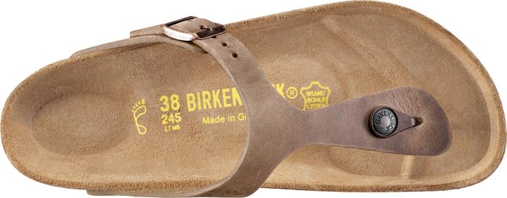 Actual product image Birkenstock Gizeh Nubuck Leather Normal (39)