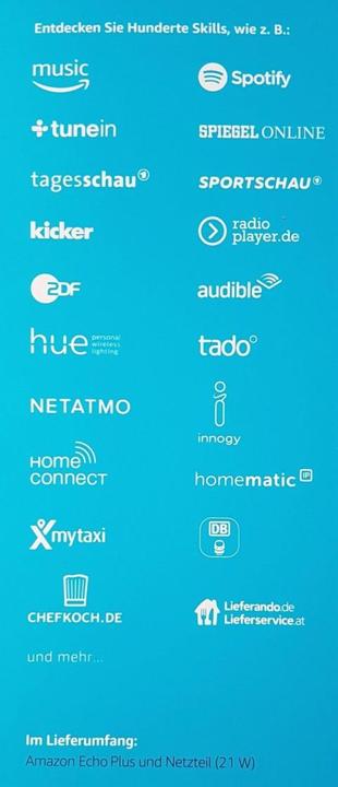 Image du produit Amazon Echo Plus (IFTTT, Amazon Alexa)