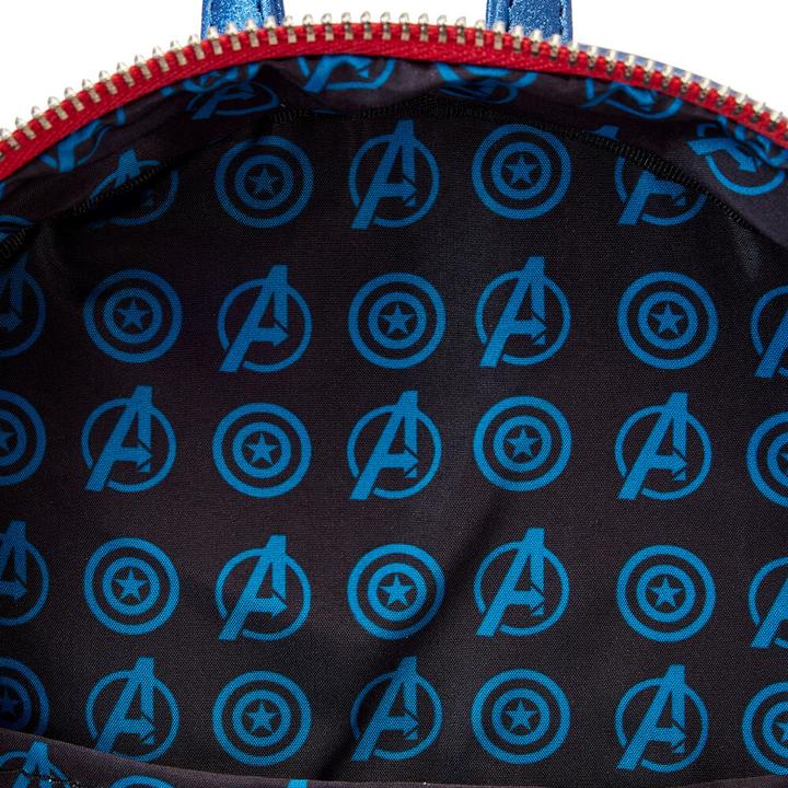 Image du produit Loungefly : Marvel Shine Captain America Cosplay Mini Backpack