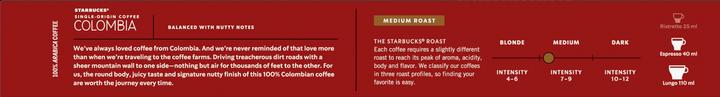 Produktbild Starbucks Colombia by Nespresso Medium Roast (10 x Port.)