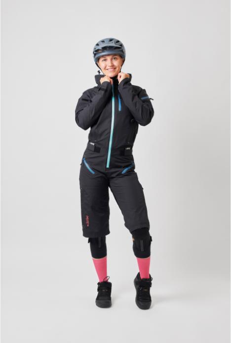 Produktbild dirtlej Dirtsuit Pro Edition Ladies, schwarz/mint, M (M)