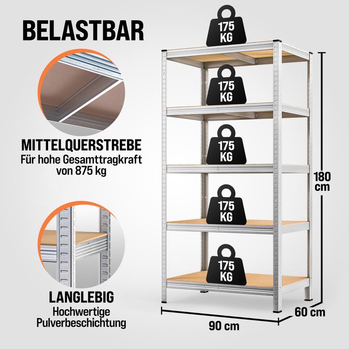 Produktbild Monzana Schwerlastregal
