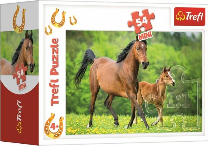 Image du produit Trefl Puzzle World of Horses : Jument et poulain 54 pièces (54 pièces)