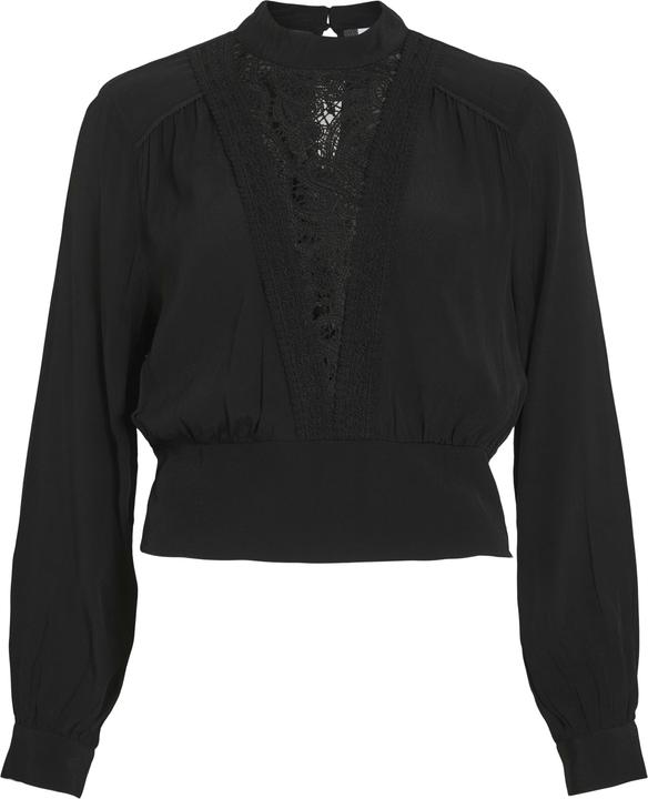 Vila High Neck Oberteil mit langen Ärmeln (34)