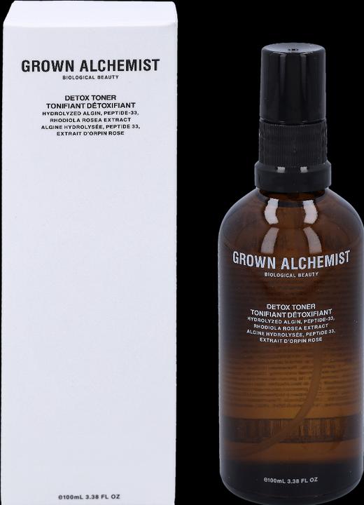 Immagine prodotto Grown Alchemist Tonico disintossicante: Algina idrolizzata, Peptide-33, Estratto di Rhodiol Rosea (Acqua tonica, 100 ml)