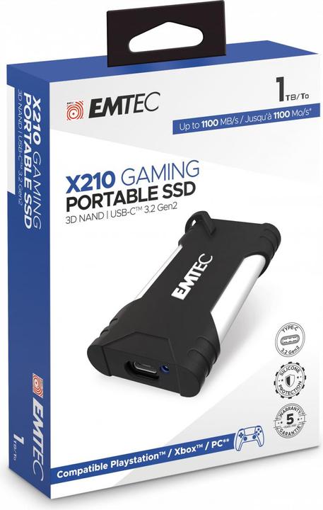 Image du produit Emtec X210G Gaming SSD (1000 Go)