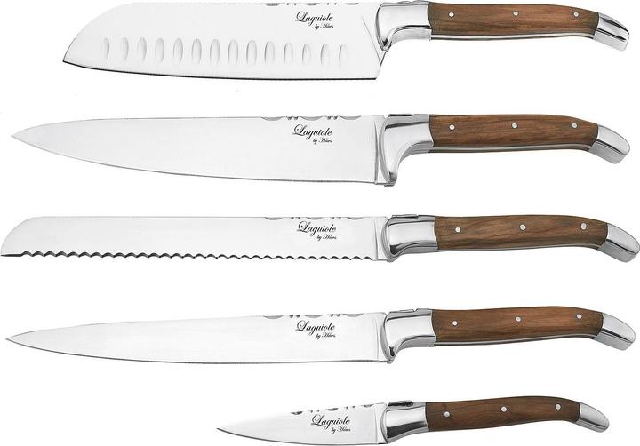 Image du produit Haws Set de couteaux avec bloc magnétique 'Laguiole' 5 pièces