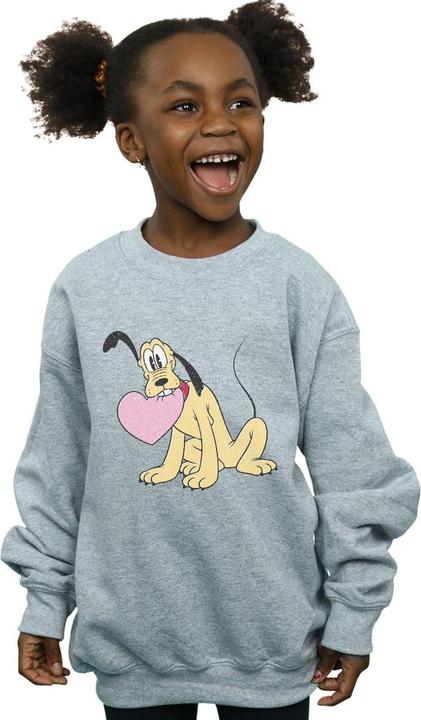 Produktbild Disney Pluto Love Heart Sweatshirt Mädchen (140, 146)