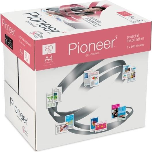 Immagine prodotto Pioneer Carta per fotocopie 465040 DIN A4 80g 2.500 fogli/confezione. (80 g/m², 2500 x, A4)