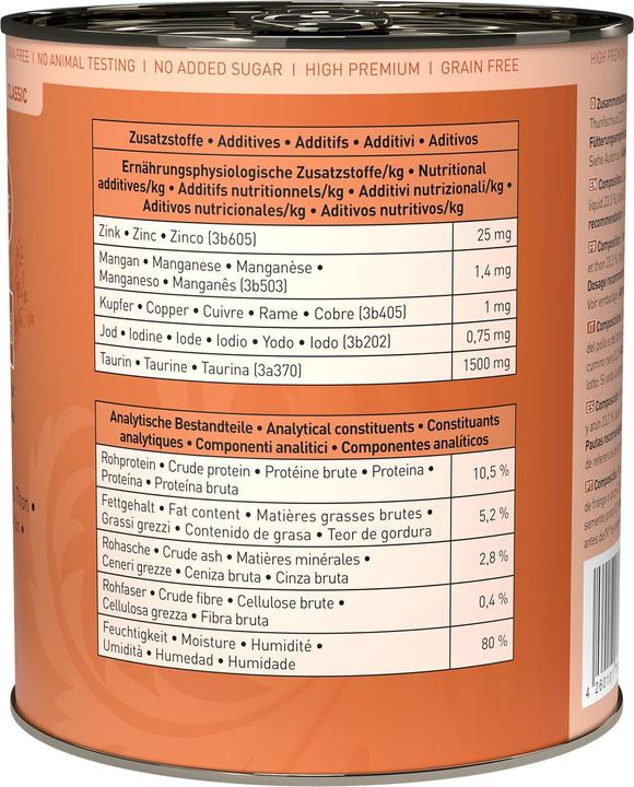 Immagine prodotto Catz Finefood No.25 Pollo e tonno (Adulto, 6 pz., 800 g)