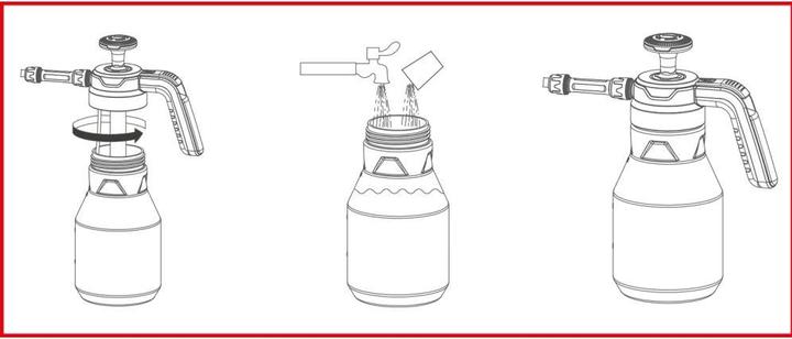 Produktbild KS Tools Druck-Pump-Schaum-Sprüher (Schäumer) (1.50 l)