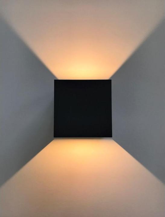Immagine prodotto Z-Licht Lampada da parete cube LED 10W nero (1000 lm)