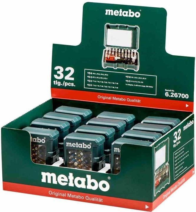 Produktbild Metabo Bit-Box SP (Kreuz Phillips PH M1, Kreuz Phillips PH M2, Kreuz Pozidriv PZ M1, Kreuz Pozidriv PZ M2, Kreuz Phillips PH M3, Kreuz Pozidriv PZ M3)