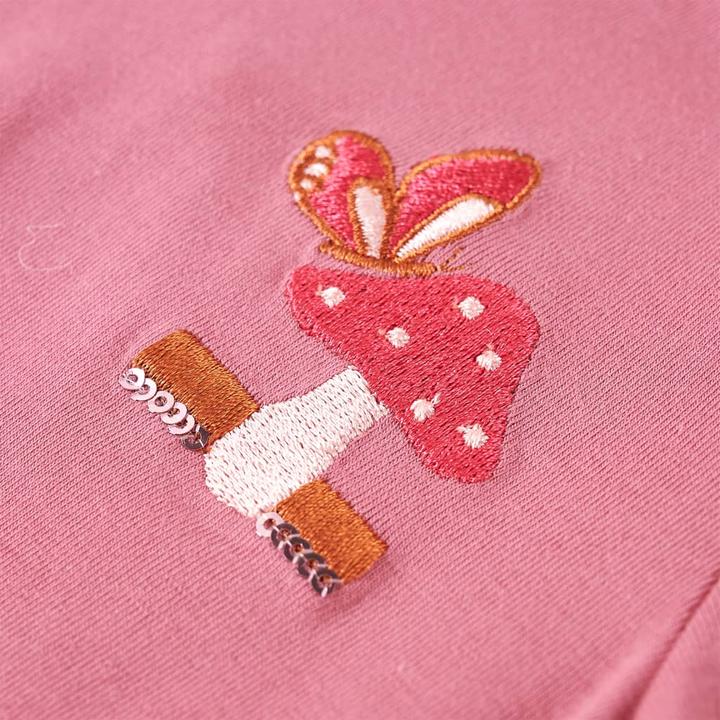 Image du produit VidaXL T-shirt manches longues enfant rose framboise 92,Matière : 95% coton (92)
