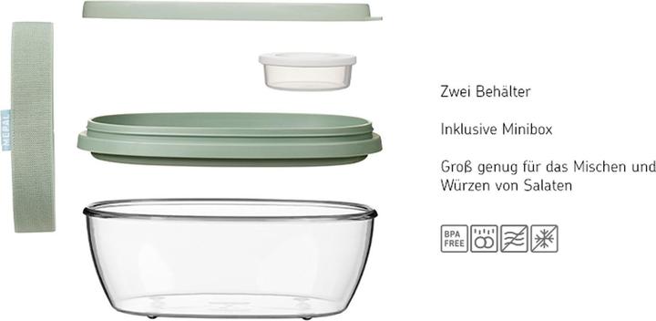 Actual product image Mepal Lunchbox ellipse duo vivid blue 107640010100