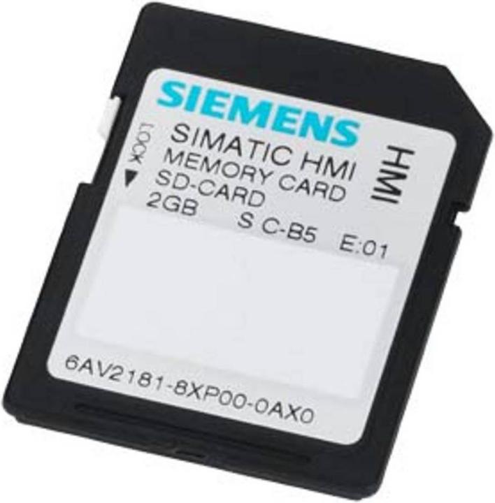 Siemens SD-Karte 6AV2181-8XP00-0AX0 2 GB - Secure Digital (SD) (2 GB, SD)