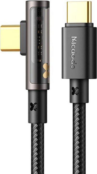 Produktbild Mcdodo CA-3401 USB to USB-C Prism 90 degree cable, 100W, 1.8m (black) (1.80 m)