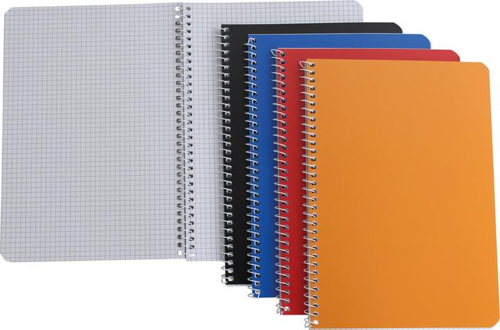 Actual product image Naturaline Spiral notebook (A5, Checked)