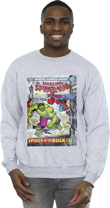 Image du produit - Sweat SPIDER-MAN VS HULK COVER - Homme (XL)