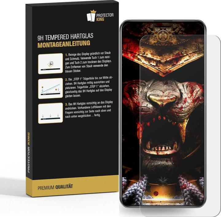 Produktbild Protectorking 2x 3D A++ echtes Tempered 9H Panzerhartglas KLAR (2 Stück, Samsung Galaxy A51)